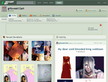 Tablet Screenshot of grilsweet12art.deviantart.com