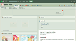 Desktop Screenshot of natsuxlucy-fc.deviantart.com