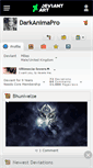 Mobile Screenshot of darkanimapro.deviantart.com