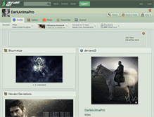 Tablet Screenshot of darkanimapro.deviantart.com