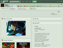 Tablet Screenshot of freej.deviantart.com