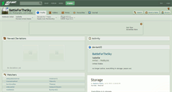 Desktop Screenshot of battleforthesky.deviantart.com