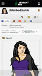 Mobile Screenshot of disturbedduckie.deviantart.com