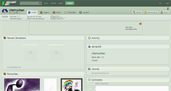 Desktop Screenshot of cherrychan.deviantart.com