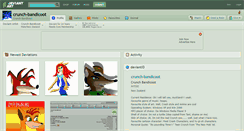 Desktop Screenshot of crunch-bandicoot.deviantart.com