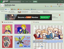 Tablet Screenshot of marthnely-chan.deviantart.com