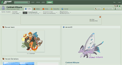 Desktop Screenshot of contrast-kitsune.deviantart.com