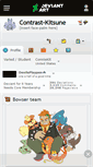 Mobile Screenshot of contrast-kitsune.deviantart.com