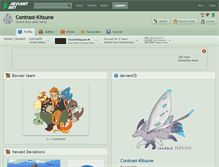 Tablet Screenshot of contrast-kitsune.deviantart.com