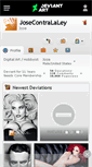 Mobile Screenshot of josecontralaley.deviantart.com