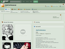 Tablet Screenshot of josecontralaley.deviantart.com