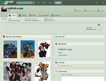 Tablet Screenshot of horror-scope.deviantart.com