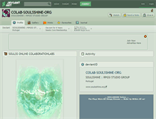 Tablet Screenshot of colab-soulsshine-org.deviantart.com