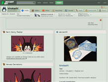 Tablet Screenshot of kinokashi.deviantart.com