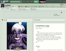 Tablet Screenshot of lord-mo.deviantart.com