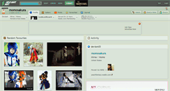 Desktop Screenshot of momosakura.deviantart.com