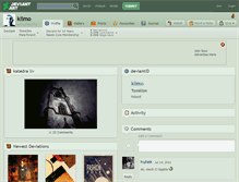 Tablet Screenshot of klimo.deviantart.com