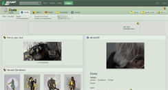 Desktop Screenshot of elyata.deviantart.com