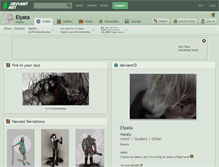 Tablet Screenshot of elyata.deviantart.com