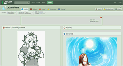 Desktop Screenshot of lalunapiena.deviantart.com