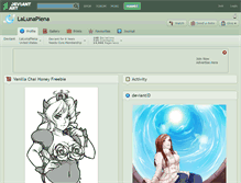Tablet Screenshot of lalunapiena.deviantart.com