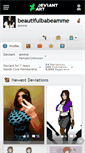 Mobile Screenshot of beautifulbabeamme.deviantart.com