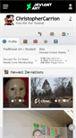 Mobile Screenshot of christophercarrion.deviantart.com