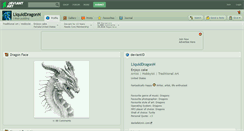 Desktop Screenshot of liquiddragonn.deviantart.com