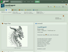 Tablet Screenshot of liquiddragonn.deviantart.com