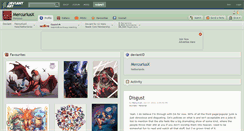 Desktop Screenshot of mercuriusx.deviantart.com