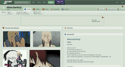 Desktop Screenshot of miharudarkkoji.deviantart.com