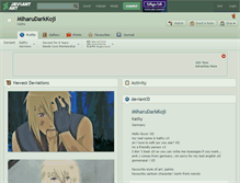 Tablet Screenshot of miharudarkkoji.deviantart.com