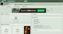 Desktop Screenshot of carlito2517.deviantart.com