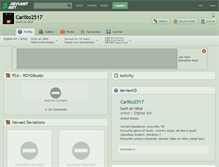 Tablet Screenshot of carlito2517.deviantart.com