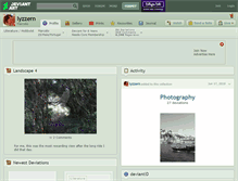 Tablet Screenshot of lyzzern.deviantart.com