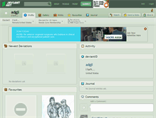 Tablet Screenshot of adgjl.deviantart.com