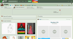 Desktop Screenshot of hillygon.deviantart.com