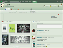 Tablet Screenshot of darknaf.deviantart.com