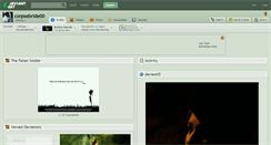 Desktop Screenshot of corpsebride00.deviantart.com