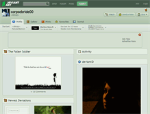 Tablet Screenshot of corpsebride00.deviantart.com