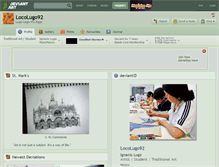 Tablet Screenshot of locolugo92.deviantart.com