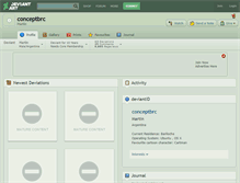 Tablet Screenshot of conceptbrc.deviantart.com