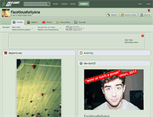 Tablet Screenshot of facetiouskellyana.deviantart.com