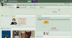 Desktop Screenshot of m0fd.deviantart.com