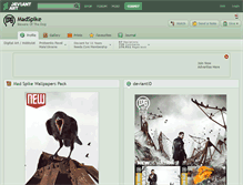 Tablet Screenshot of madspike.deviantart.com