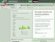 Tablet Screenshot of logicsquad.deviantart.com