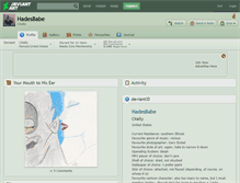 Tablet Screenshot of hadesbabe.deviantart.com