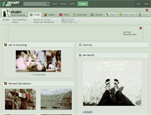 Tablet Screenshot of ekdahl.deviantart.com