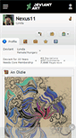Mobile Screenshot of nexus11.deviantart.com