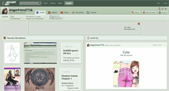 Desktop Screenshot of dragonfriend7738.deviantart.com